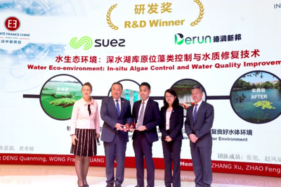 進(jìn)博會(huì)見(jiàn)證法中創(chuàng)新合作成果 | 蘇伊士與重慶德潤(rùn)環(huán)境獲中法團(tuán)隊(duì)合作創(chuàng)新獎(jiǎng)